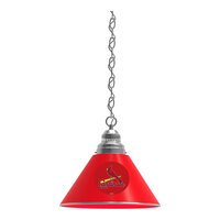 Holland Bar Stool St. Louis Cardinals Logo Pendant Light with Chrome Finish - 120V