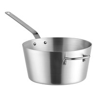 Vollrath Wear-Ever 7 Qt. Tapered Aluminum Sauce Pan with Plated Handle 661170