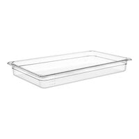 Choice Full Size 2 1/2" Deep Clear Polycarbonate Food Pan