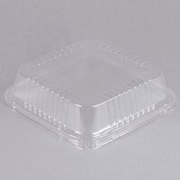 Durable Packaging P1130-500 Clear Lid for 9 inch Square Foil Cake Pan - 500/Case