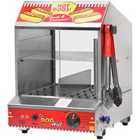 Professionale Acciaio Inox Vetro Temperato Bun Warmer Macchina Per Hot Dog 220V 