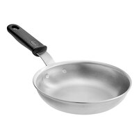 Vollrath Wear-Ever 8" Aluminum Fry Pan with Rivetless Interior and Black Silicone Handle 562108