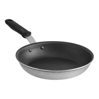 Vollrath Wear-Ever 10" Aluminum Non-Stick Fry Pan with CeramiGuard II Coating and Black Silicone Handle 672410