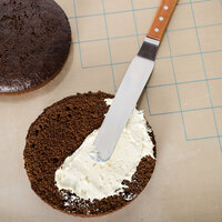 9 1/2 inch Blade Offset Baking / Icing Spatula with Wooden Handle