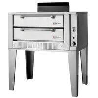 Garland G2072 Natural Gas 55 1/4 inch Double Deck Gas Pizza Oven - 80,000 BTU