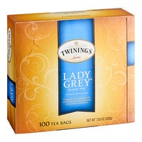 Twinings Lady Grey Tea Bags - 100/Box
