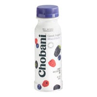 Chobani Low-Fat Mixed Berry Greek Yogurt Drink 7 fl. oz. - 8/Case