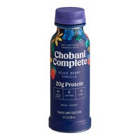 Chobani Complete Low-Fat Mixed Berry Vanilla Greek Yogurt Drink 10 fl. oz. - 8/Case