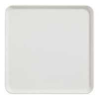 American Metalcraft Blend Collection 7 7/8" Cream Melamine Square Plate