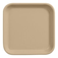 American Metalcraft Blend Collection 4" Coffee Melamine Square Plate