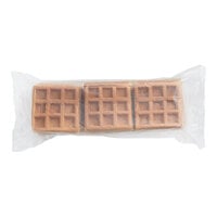 Krusteaz Square Whole Grain Belgian Waffle 3 5/8" - 72/Case