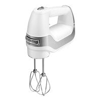 Hamilton Beach Professional White 5 Speed Hand Mixer with Beaters, Whisk, and Snap-On Case 62652