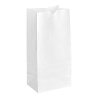 Choice 5 lb. White Paper Bag - 500/Case