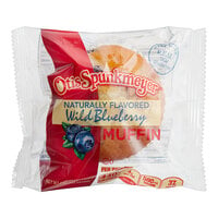 Otis Spunkmeyer Individually Wrapped Wild Blueberry Muffin 4 oz. - 24/Case