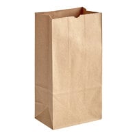 ChoiceHD 4 lb. Heavy-Duty Natural Kraft Bag - 400/Case