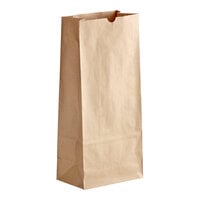 ChoiceHD 25 lb. Heavy-Duty Natural Kraft Paper Bag - 400/Case