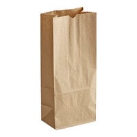 Choice 6 lb. Natural Kraft Paper Bag - 500/Case