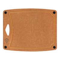 Mercer Culinary 11 3/4" x 9 1/4" x 1/4" Composite Cutting Board with Silicone Grips and Juice Groove M18968