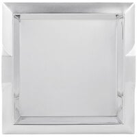 Vollrath 82090 Square Stainless Steel Serving Tray with Handles - 11 3/4" x 11 3/4"