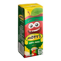 Mott's Apple Juice 6.75 fl. oz. Box - 32/Case