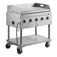 Backyard Pro LPG36 36" Stainless Steel Liquid Propane Outdoor Grill with Griddle