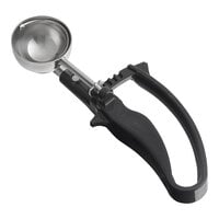 Choice #30 Black EZ Grip Squeeze Handle Disher - 1 oz.