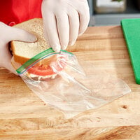 Ziploc® 682255 6 1/2 inch x 5 7/8 inch Sandwich Bag - 500/Case