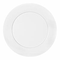 Cal-Mil 7" White Classic Rim Melamine Plate