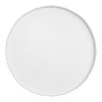 Cal-Mil Hudson 16" White Raised Rim Melamine Platter