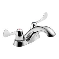 Delta Faucet 2529LF-LGHDF Deck Mount Lavatory Faucet with Blade Handles, 1.2 GPM Aerator, and 4" Centers