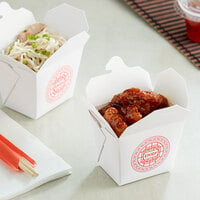 50] 16 Oz & [50] Mini 8 Oz Brown Chinese Takeout Box Combo Pack by