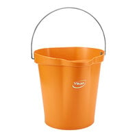 Vikan 56867 3 Gallon Orange Hygiene Bucket