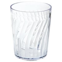 GET 2206-1-CL Tahiti 6 oz. Clear Customizable SAN Plastic Tumbler - 72/Case