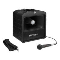 AmpliVox Mega Hailer Bluetooth Portable PA System with Wired Handheld Microphone - 50W
