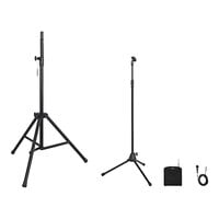 AmpliVox Basic AirVox Bluetooth Portable PA System with Wired Handheld Microphone, Tripod, and Microphone Stand - 50W