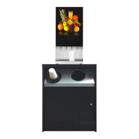 All State Manufacturing 23 1/4" x 19" x 32" Coffee Stand with Trash Receptacle and Cup Dispenser OCS200 TR CD SF