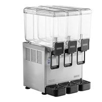 Narvon RBD2G3S Triple 2 Gallon Bowl Refrigerated Beverage Dispenser - 110V