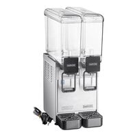 Narvon RBD2G2S Double 2 Gallon Bowl Refrigerated Beverage Dispenser - 110V