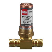 Oatey 34471 Quiet Pipes AA Tee Hammer Arrestor with 1/2" F1960 PEX Connection