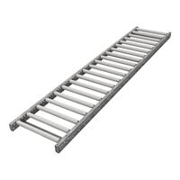 Omni Metalcraft Corp. 22" x 10' Gravity Conveyor with 1 7/8" Galvanized Steel Rollers and 6" Centers GPHS1.9X16-22-6-10 - 1200 lb. Capacity