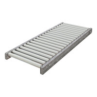 Omni Metalcraft Corp. 22" x 5' Gravity Conveyor with 1 7/8" Galvanized Steel Rollers and 3" Centers GPHS1.9X16-22-3-5 - 3300 lb. Capacity