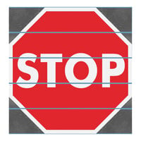 Superior Mark 20" Red / White "Stop" Safety Floor Sign