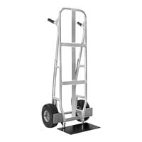 Valley Craft 600 lb. Flat Back Aluminum Beverage Hand Truck with Fenders and Brakes F84008A1