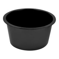 Dalebrook by BauscherHepp 104 oz. Black Melamine Barrel Display Bowl Insert