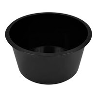 Dalebrook by BauscherHepp 176 oz. Black Melamine Barrel Display Bowl Insert