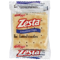 Zesta Unsalted Tops Saltine Crackers 2-Pack - 500/Case