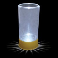 1.5 oz. Plastic Shotgun Shell Shot Cup with LED Light - 100/Case