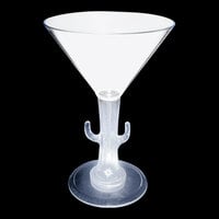 Homeford Plastic Large Martini Glass Disposable Cup, 18-inch