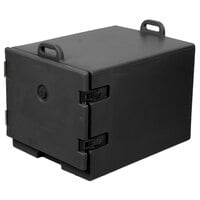 Cambro 1826MTC110 Camcarrier Black Front Loading Insulated Tray / Sheet Pan Carrier for Full Size Pans