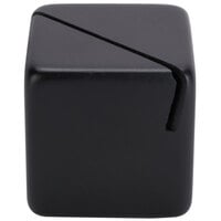 American Metalcraft ACB118 1 inch Black Acrylic Cube Card Holder